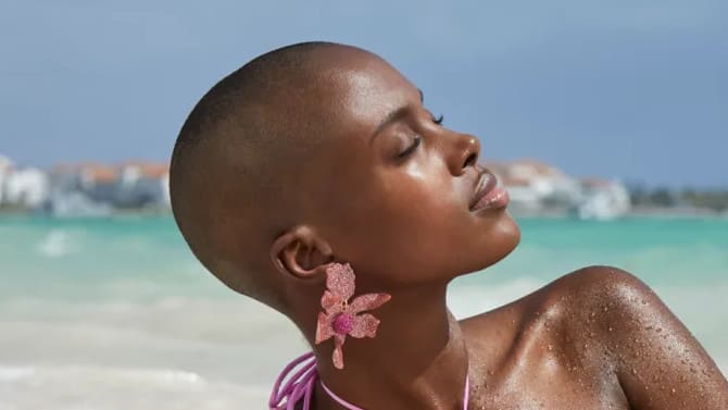 Madisin Rian was photographed by James Macari in the Dominican Republic.